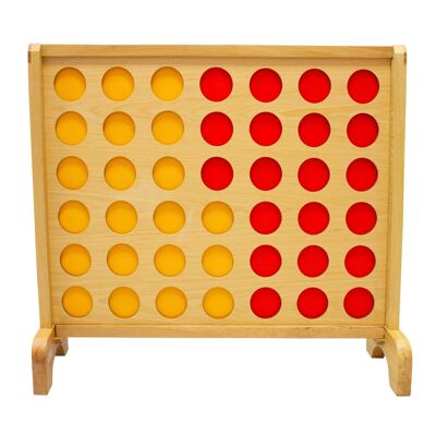Outdoor garden game four in the series XXL made of wood - Giant 4, fun for young and old - 2913