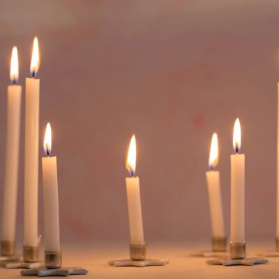 Candele da cena a forma di matita Cactula in confezione regalo, 20 pezzi 1.2 x 10 cm in più di 10 colori