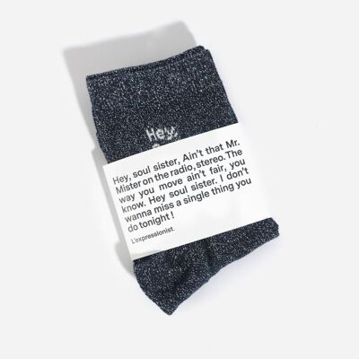 Hey soul sister socks