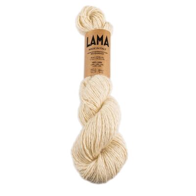 Yarn in llama fiber skeins