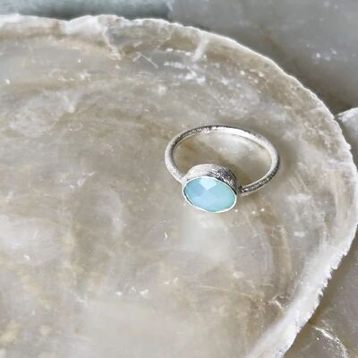 BAGUE "DROP" ARGENT 925