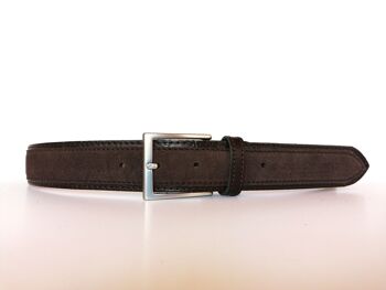 Ceinture en cuir. AV 7 MARRON 1