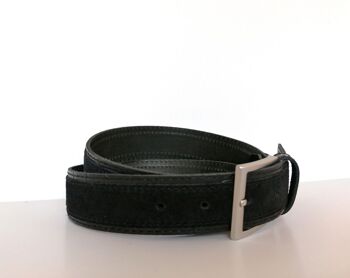 Ceinture en cuir. AV7 NOIR 3