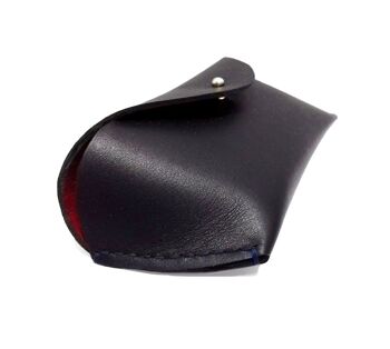 Etui à lunettes en cuir BALMORAL NOIR 3