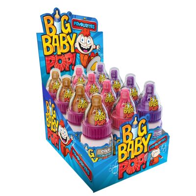 Topps Display Box de 12 Big Baby Pop - Fragancia favorita