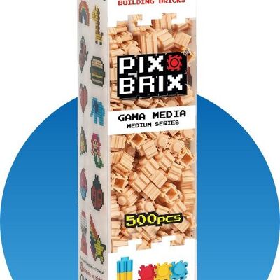 PIX BRIX PIXEL ART SET 500 PIÈCES BEIGE MOYENNE GAMME