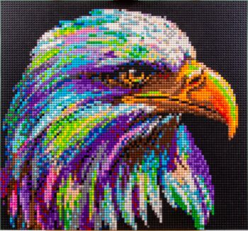 PIX BRIX PIXEL ART ENSEMBLE 1 500 PIÈCES. COULEURS ASSORTIES MOYENNE GAMME 2