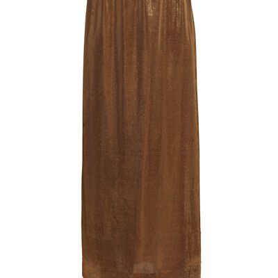 Heda - Long skirt made of lamé knit