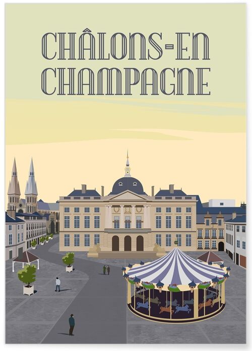 Affiche ville Châlons-en-Champagne