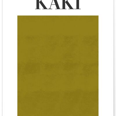 Khaki Green Poster