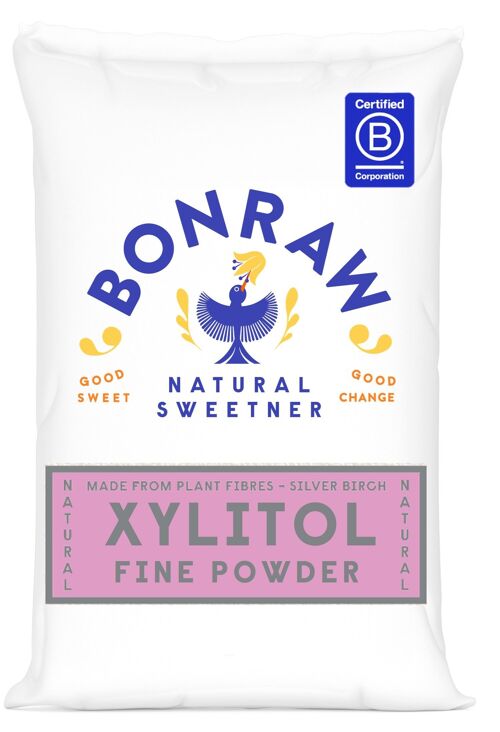 20kg Bulk 100% Natural Xylitol SUGAR FREE + Pharmaceutical Grade (Powder 100 Mesh) Ideal for reduced sugar food & snack alternatives, vitamins, supplements, toothpastes, mouthwashes.
