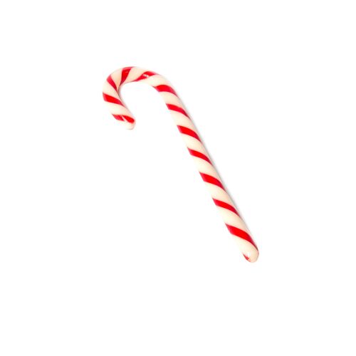 Sucre d'orge Candy Cane à la fraise sans colorant artificiel