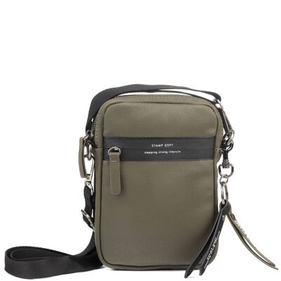 STEPPING STRONG STAMP - Impa ST6600 bag, woman, eco-leather, khaki color