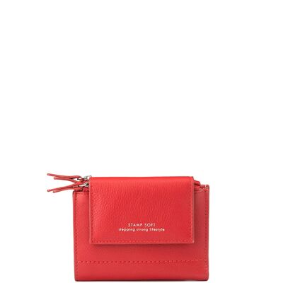 STAMP col. wallet Petra ST2001, woman, leather, red