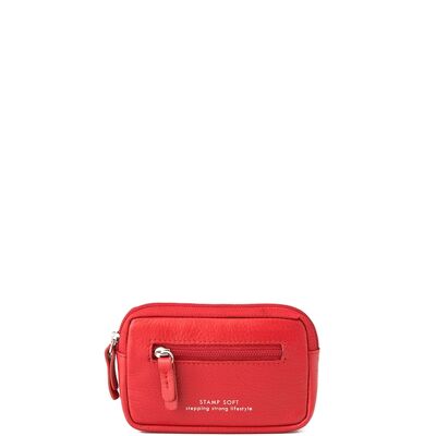 STAMP wallet col. Petra ST2005, woman, leather, red