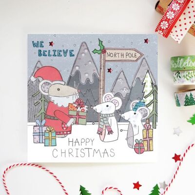 Creemos tarjeta de Navidad
