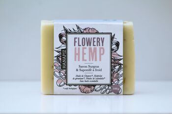 Soin du visage surgras au chanvre et calendula - "Flowery Hemp" 1