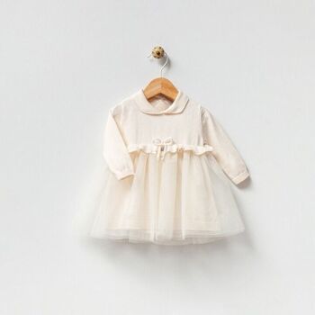 Robe Tutu tricotée 100% coton, paquet de quatre tailles, collection "Lucky Red", 0-12M 1