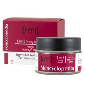 Skincyclopedia 3770070 - HYDRATANT VISAGE DE NUIT AVEC 20 % DE COMPLEXE RAFFERMISSANT AVEC RÉTINOL, MATRIXYL®3000, SQUALANE, BEURRE DE KARITÉ ET GLYCERINE