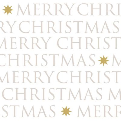 Christmas Letters Napkin 25x25