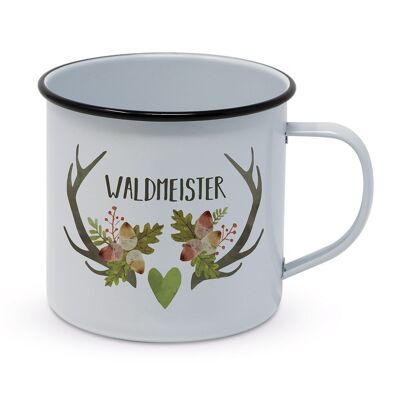 Tasse en métal heureuse Woodruff