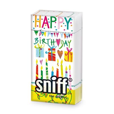 Pañuelo para olfatear feliz cumpleaños