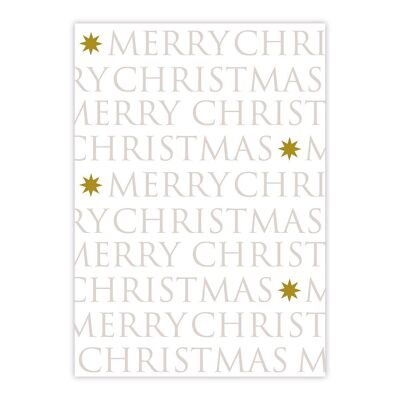 Carte postale de lettres de Noël