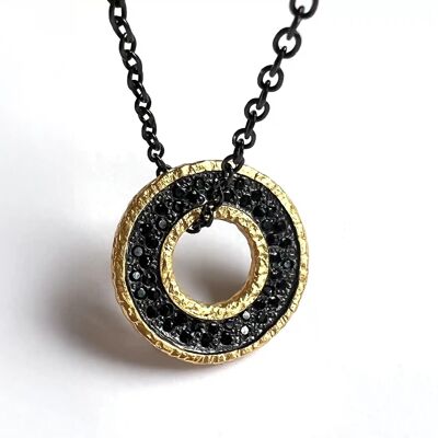 COLLIER PENDENTIF AVEC CHAÎNE 'NUIT DES TEMPS'