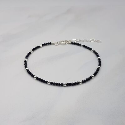 Ava Black Spinel bracelet
