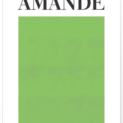 Almond Green Poster