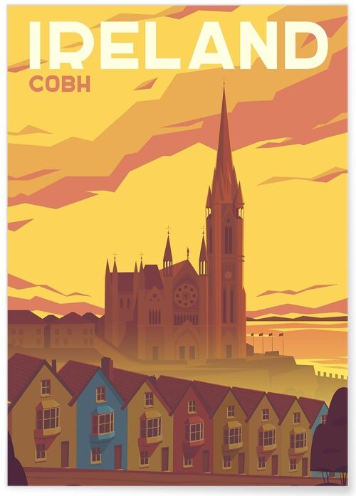 Affiche illustration Irlande 2