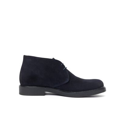 Blue ankle boots for men. Made in Italy. Manufacturer model FD3121