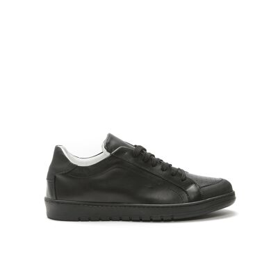 Schwarze Sneaker für Herren. Hergestellt in Italien. Herstellermodell FD3100