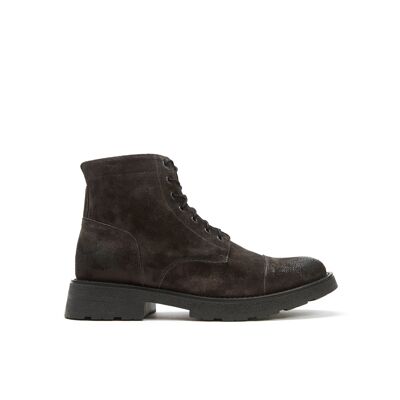 Gray ankle boots for men. Made in Italy. Manufacturer model FD3116