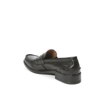 Mocassin noir pour femme. Fabriqué en Italie. Modèle du fabricant FD3805 3