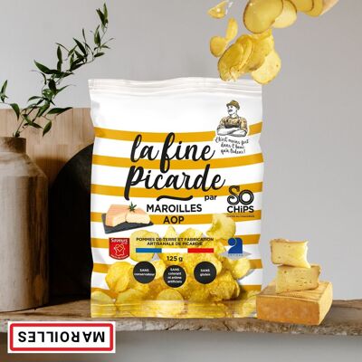 Chips Maroilles AOP 125g label Qualité Artisan