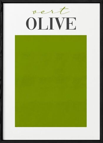 Affiche Vert Olive 3