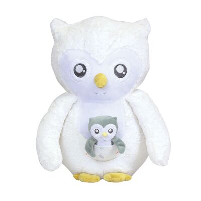 Large hide-and-seek owl plush toy