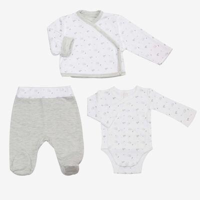 Kit 3pcs gray china 1m