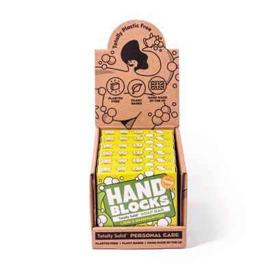 Hand Blocks - Hand Soap: Lime & Sandawlwood (6 pack)