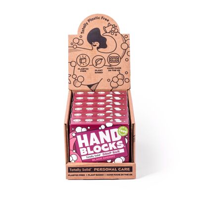 Bloques de manos - Jabón de manos: Cereza Negra (paquete de 6)