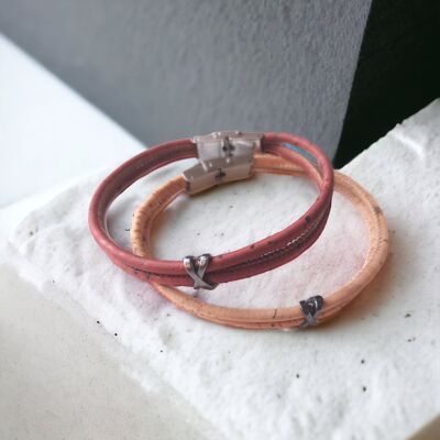 Cork bracelet - Unisex jewelry