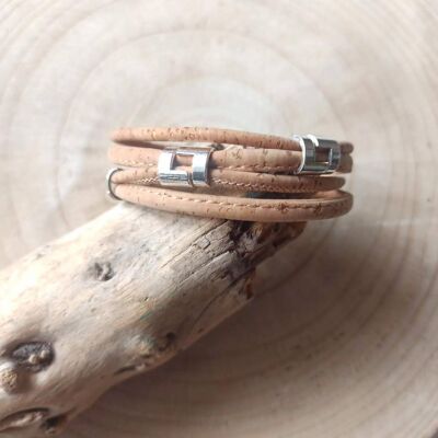 Yaël cork bracelet - Unisex jewelry