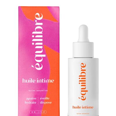 Intimate oil with lubricating and edible tangerine - Valentine's Day