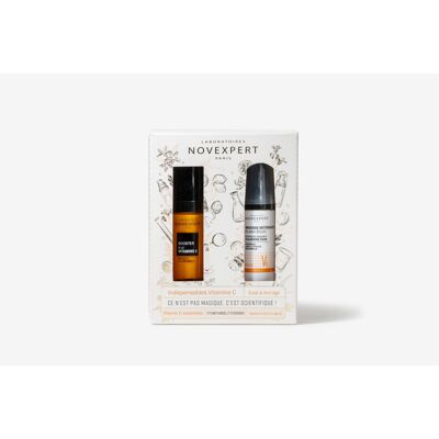 INDISPENSABLES VITAMINE C - Coffret mousse nettoyante + sérum booster éclat