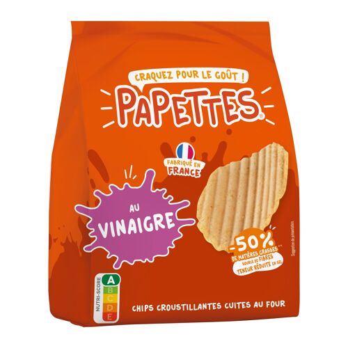 Chips de pois chiches et riz complet, au vinaigre - 70g