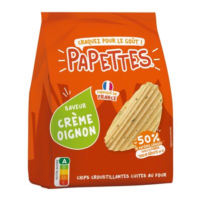 Chips de pois chiches et riz complet, saveur Crème Oignon - 70g