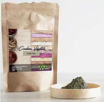 NEW! NATURAL DYE ALL TEXTILES VEGETABLE COLOR CEDAR GRAY 500g