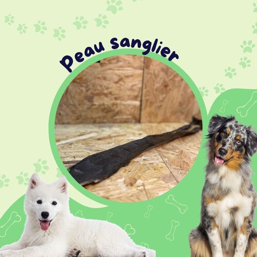 Peau Sanglier (sachet 1kg ) / Friandise chien
