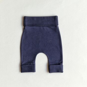 Pantalon bébé Grow with me – Bleu marine 2